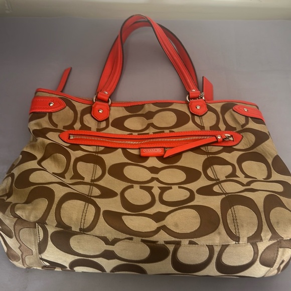 Coach Dsy OTL sig em Orange tote - Picture 2 of 14